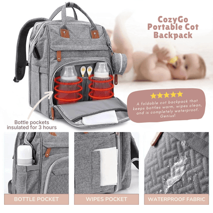 WunderNest™ CozyGo Portable Cot Backpack